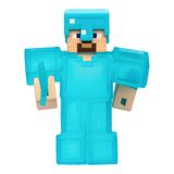 Brinquedo Sensorial Heroes Of Goo Jit Zu Minecraft Steve Com Diamante