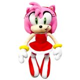 Pelúcia Sonic The Hedgehog Amy Rose 23 Cm