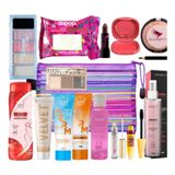Kit Maquiagem Pincel Sombra Base Pó Bella Femme Pele Morena