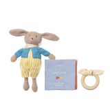 Conjunto De Presentes Manhattan Toy Petit Artiste Bunny Doll Com Livro Macio