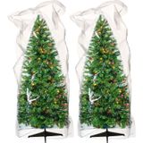 Bolsa De Armazenamento De Árvore De Natal Skylety Transparent Pe 280x122cm