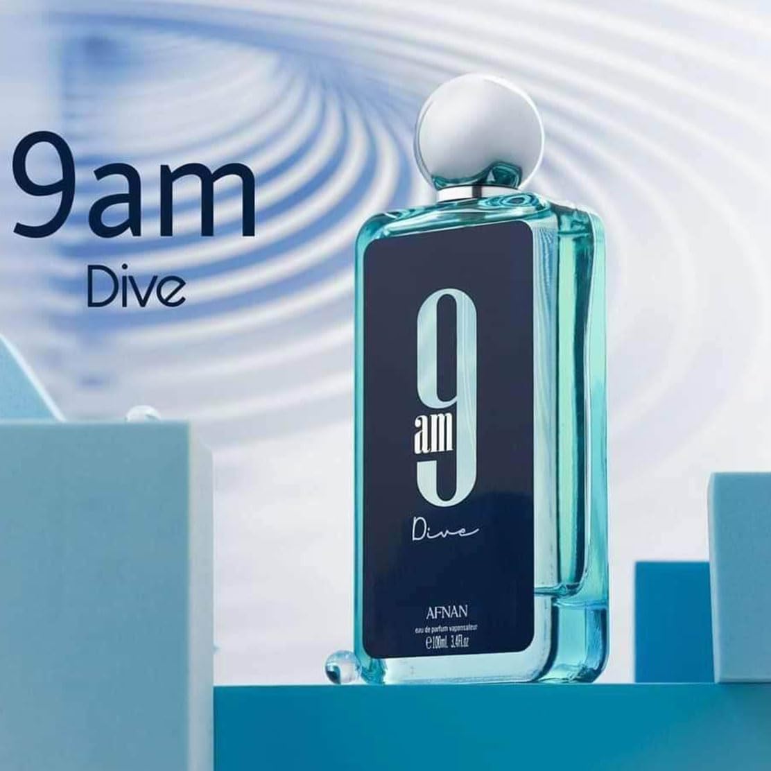 Perfume Afnan 9am Dive Eau De Parfum 100ml Para Mulheres E Homens