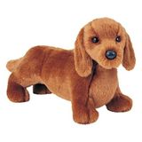Bicho De Pelúcia Douglas Gretel Red Dachshund Dog 30cm