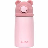 Garrafinha Térmica Buba Parede Dupla Ursinho Rosa