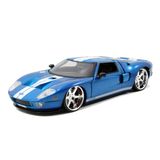 Carro Fundido Sob Pressão Jada Toys Fast &amp; Furious 2005 Ford Gt 1:24