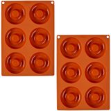 Conjunto De 2 Peças De Silicone Antiaderente Donut Pans Wilton De Qualidade Alimentar