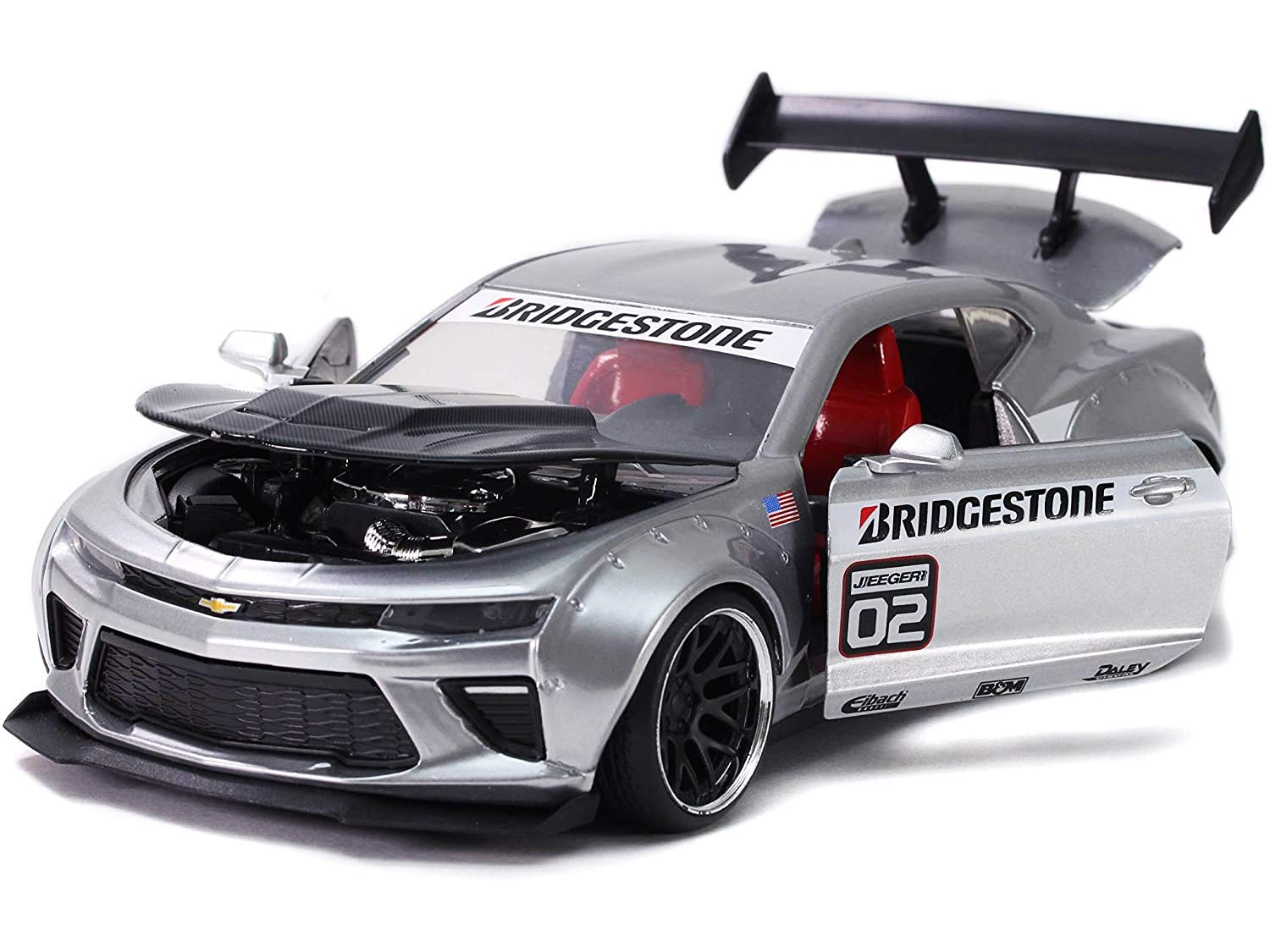 Carro Fundido Sob Pressão Jada Toys Bigtime Muscle 2016 Chevy Camaro Ss 1:24