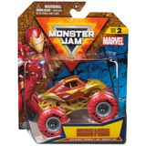 Monster Truck Monster Jam Marvel Homem De Ferro 1:64 Fundido Sob Pressão