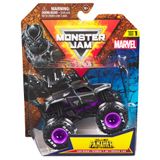 Monster Truck Monster Jam 2024 Marvel 1:64 Pantera Negra Fundida Sob Pressão