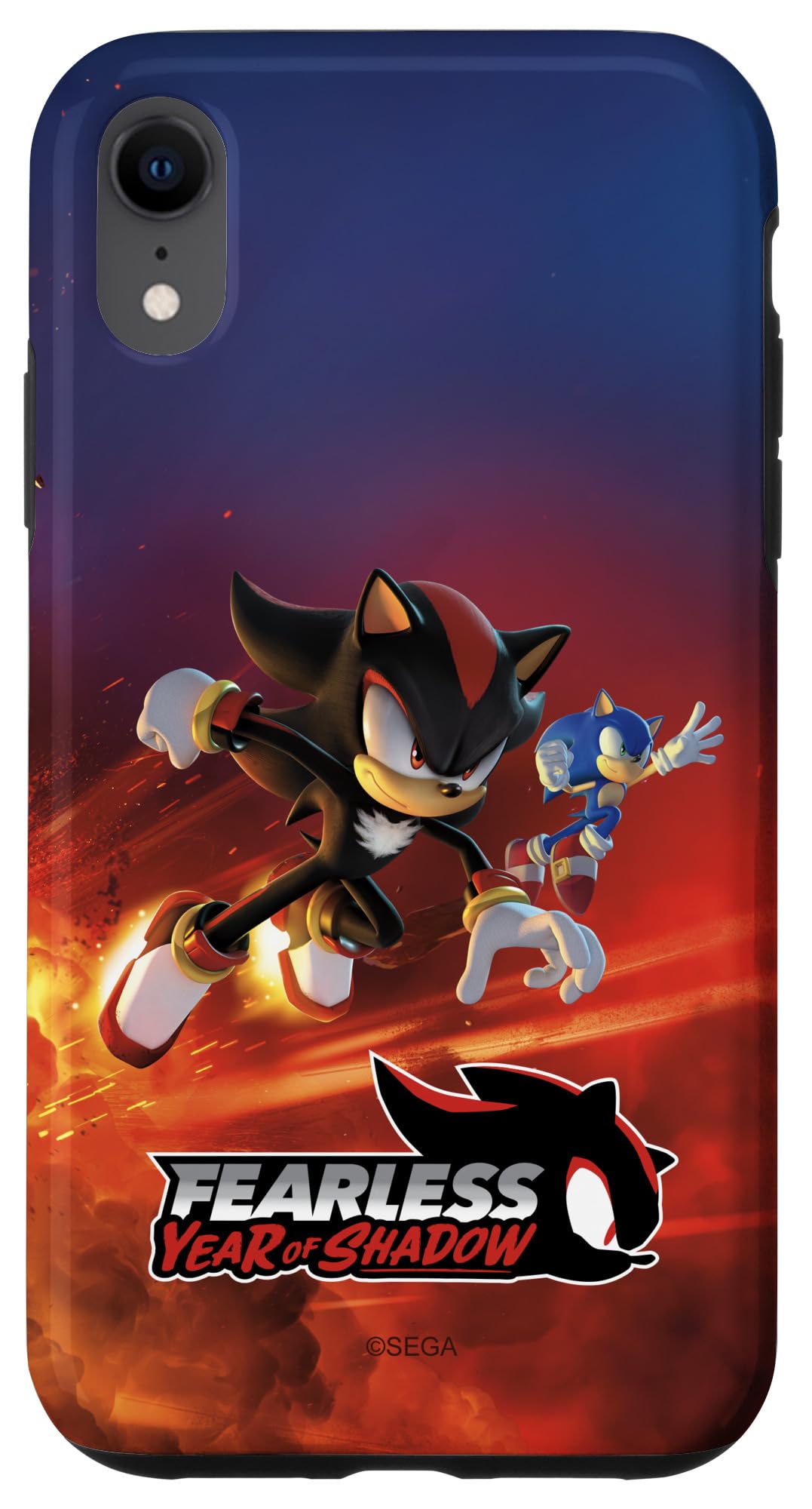 Capa Para Celular Sonic The Hedgehog Iphone Xr Fearless Year Shadow