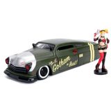 Carro Fundido Sob Pressão Jada Toys 1951 Mercury Em Escala 1/24 Com Harley Quinn