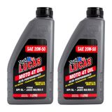 Kit 2 Óleo Lubrificante De Motor Mineral Lucas Oil 20w50 Sl