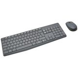 Kit De Teclado E Mouse Logitech Mk235 Usb Wireless
