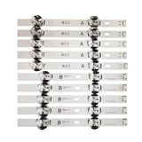 Kit 10 Barras Led Tv Agf78401301 Lg 50 Polegadas 50lb6500