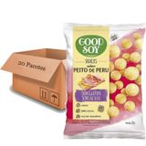 Kit Com 20und Snacks De Soja Goodsoy Sabor Peito De Peru 25g