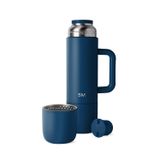 Garrafa De Bebida Quente Isolada Simple Modern Roam 1l Com 2 Canecas