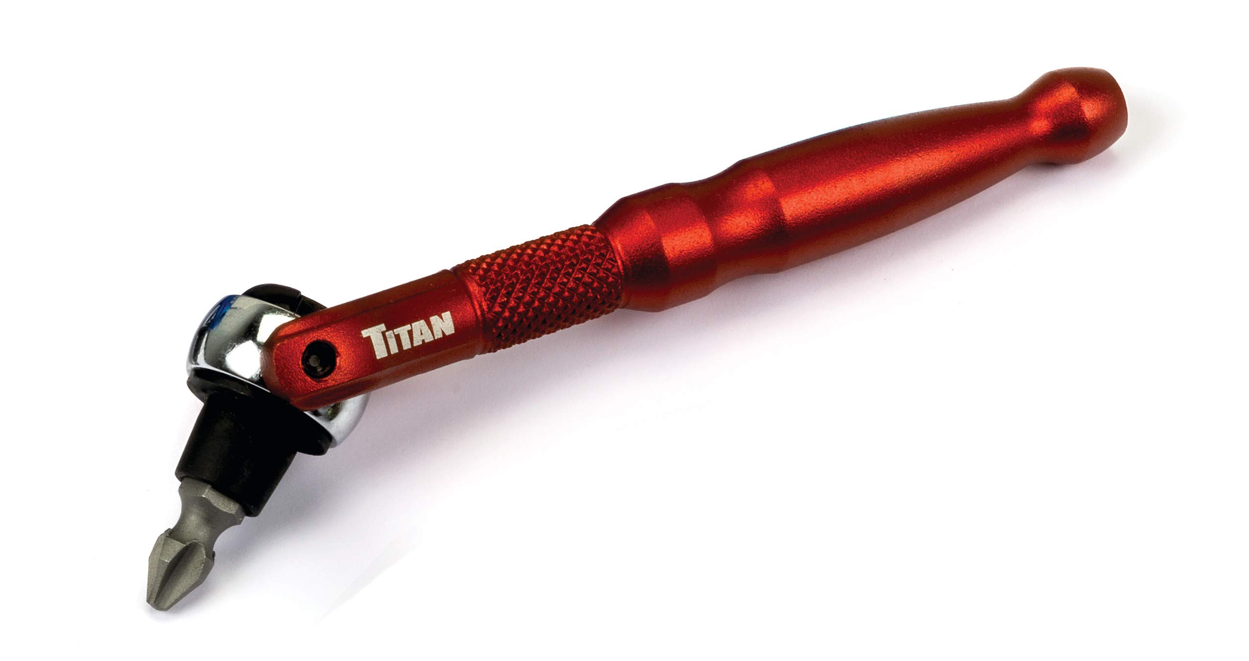 Driver De Bits Com Catraca Titan Tools 11321 Unidade De 1/4"