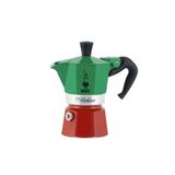 Máquina De Café Expresso Para Fogão Bialetti Moka Express Mokina Tricolore