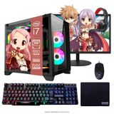 Computador Pc Gamer Completo Tob Intel Core I7 Ssd 480gb 16gb Gabinete Aquário Teclado Mouse Mouse Pad E Headset Gamer M