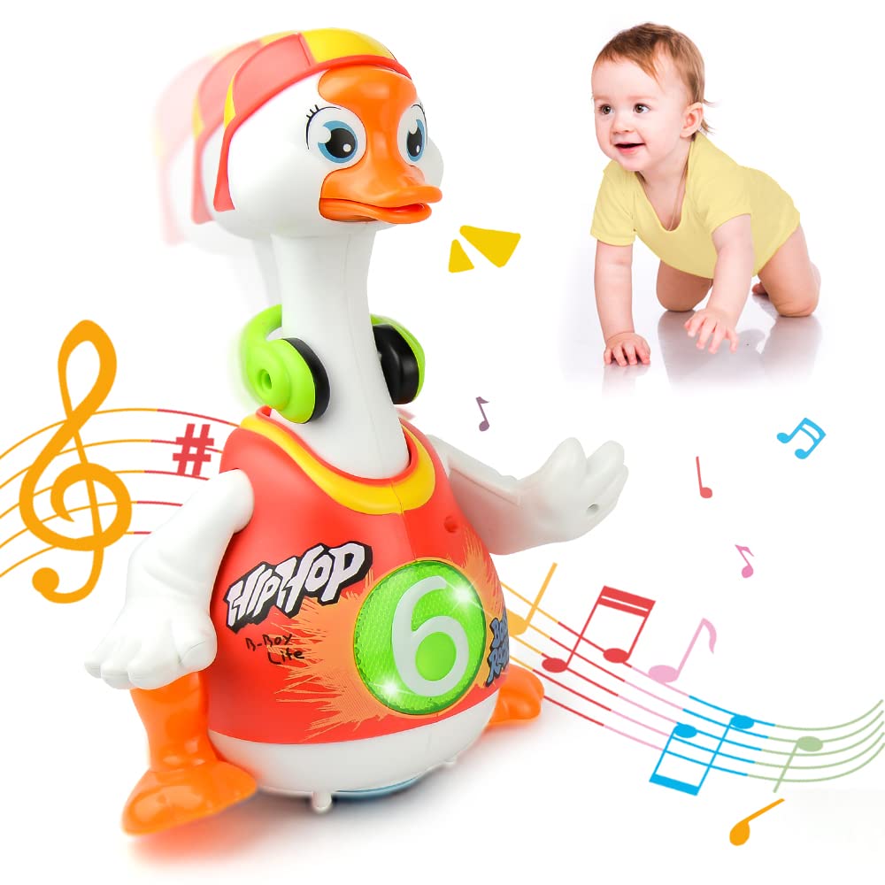 Brinquedo Musical Woby Dancing Singing Talking Walking Goose 18m +