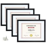 Porta-retratos Giftgarden Black 21x29,7 Cm Com Conjunto De 4 Tapetes