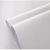 Papel De Parede Sedfzo Pvc Com Grão De Madeira Branca Textura 3d 45cm X 5m