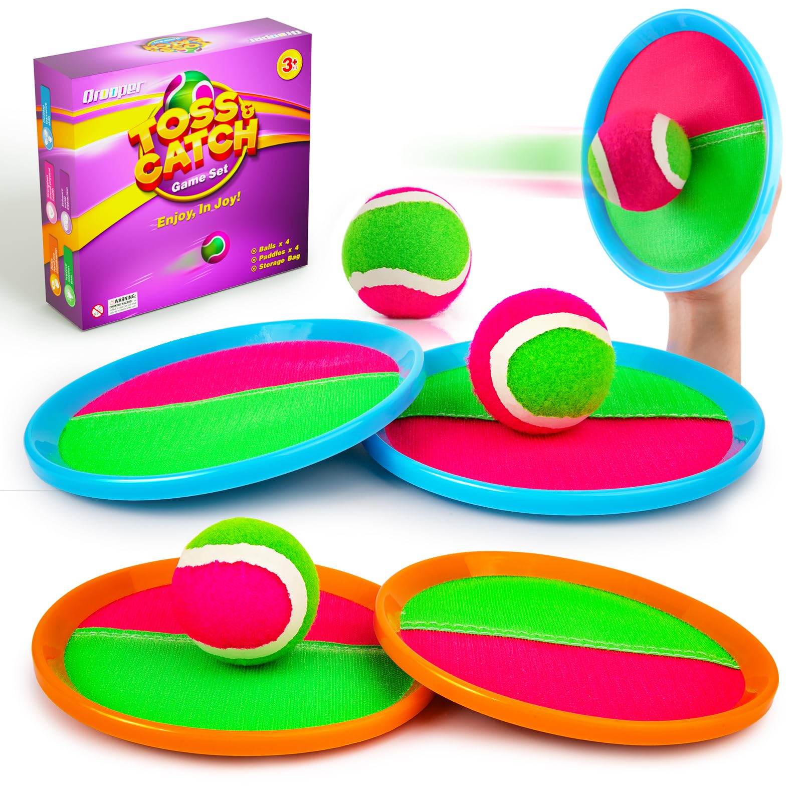Conjunto De Jogos Toss And Catch Qrooper Easter Basket Stuffers Kids