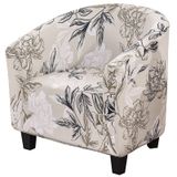 Club Chair Slipcover Searchi Stretch Tub Cover Flowers