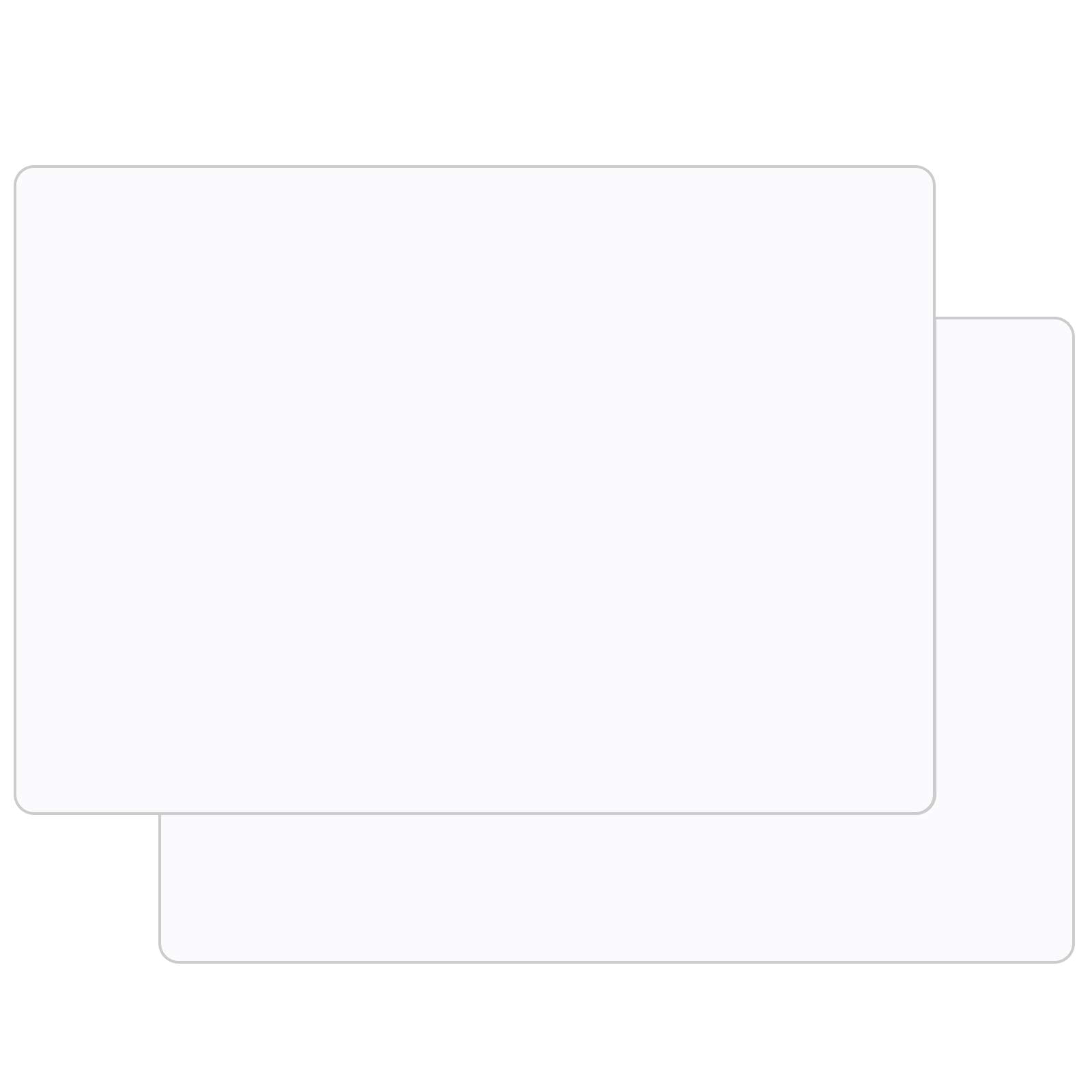 Tapetes De Silicone Gartful Thicker 71 X 51 Cm, Extra Grandes, 2 Peças