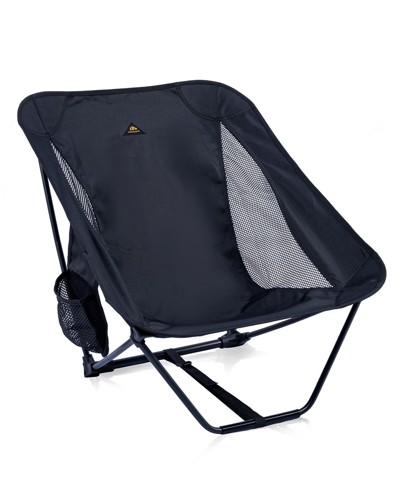 Cadeira Dobrável De Acampamento Iclimb Low Ultralight Com Bolso Lateral