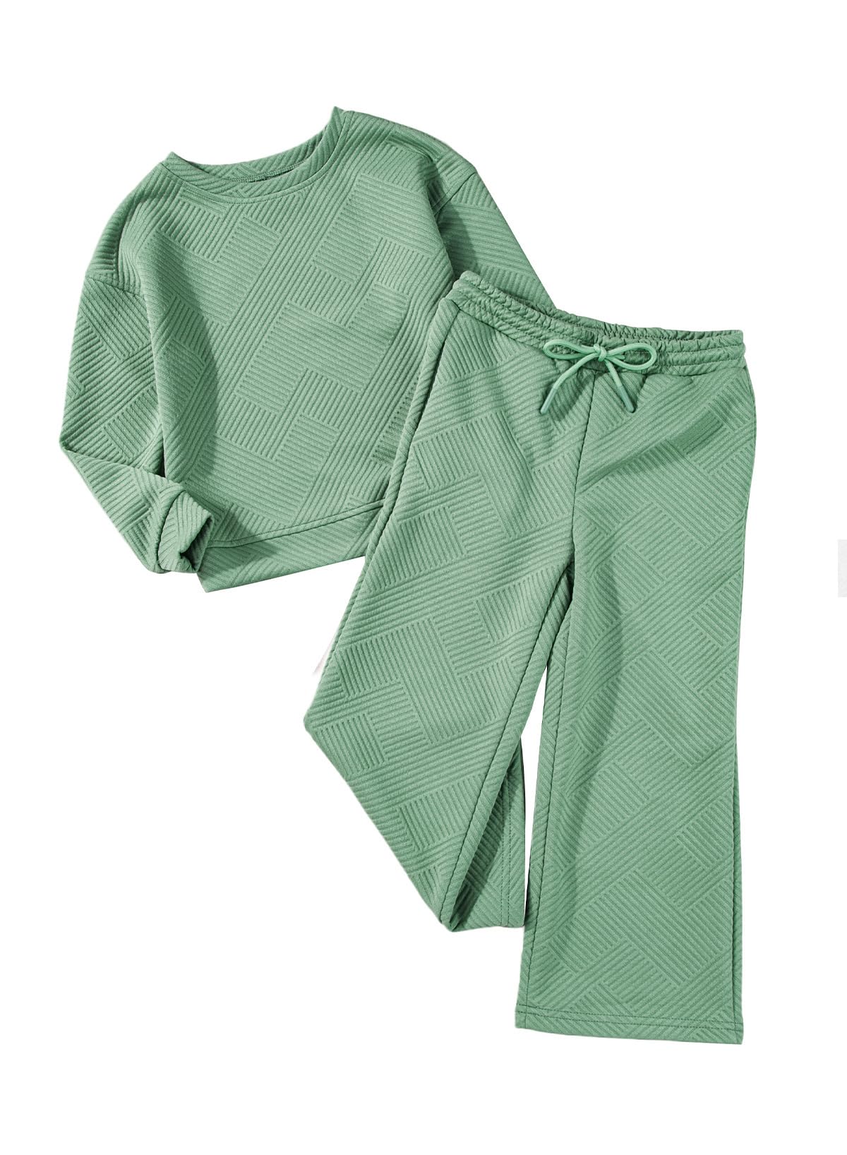 Conjunto De Roupas Para Meninas Adolescentes Da Bélgica, Outono, Inverno, Verde, 4-5 Anos