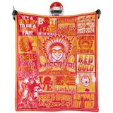 Cobertor De Futebol Bthrrw Football Fan 80 X 60 Cm