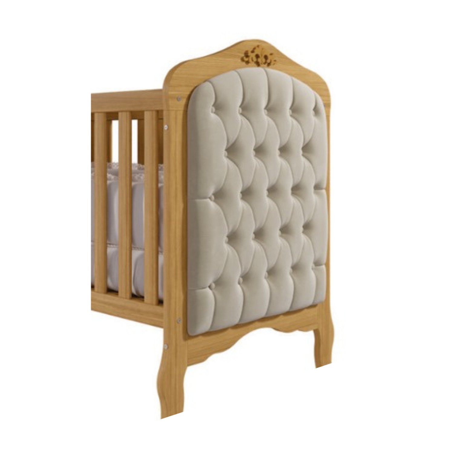 Capitone De Berço Expresso Moveis Suede