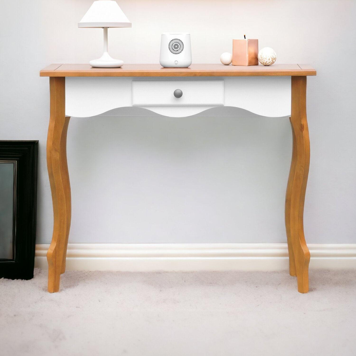 Aparador/escrivaninha Luís Xv 1 Gaveta Amendoa