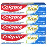 Pasta De Dentes Colgate Total Teeth Whitening 4,8 Onças (pacote Com 4)