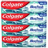 Pasta De Dentes Colgate Max Fresh Whitening Clean Mint 180ml X4