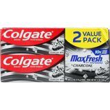 Pasta De Dentes Colgate Max Fresh Charcoal Mint 180 Ml (pacote Com 2)