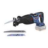 Serra Sabre Bosch Gsa 185-li 18v Brush 2 Lâminas Sem Bat