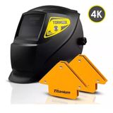 Mascara Solda Automática 4k Carneira Ajustavel + 2 Esquadros