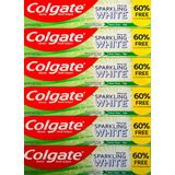 Pasta De Dente Colgate Sparkling White Whitening 4 Onças (pacote Com 6)