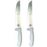 Kit 2 Unidades Faca Para Carne N.10 Metal Profissional