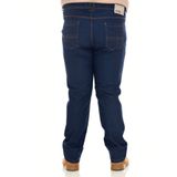 Calça Jeans Masculina Jeans Escuro Plus Size