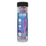 Caneta Esferografica Cis Tik, 0.7mm, 24 Cores Sortidas