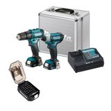 Kit Clx228sax Hp333d E Td110d Impcto Makita + Kit 31 Peças