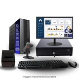 Kit Automação Pdv Tob I7 4ªg 16gb Ssd 480gb Win10 Rede S/fio Teclado Mouse Monitor 15" Gvt. Dinheiro Imp. Térmica Leito