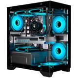 Gabinete Gamer Kmex Wind Aquário - Cg-01f9