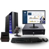 Kit Automação Pdv Tob I7 8gb Ssd 240gb Win10 Rede S/fio Teclado Mouse Monitor 19" Gvt. Dinheiro Imp. Térmica Leitor Cód