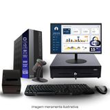 Kit Automação Pdv Tob I3 4ªg 4gb Ssd 120gb Win10 Rede S/fio Teclado Mouse Monitor 15" Gvt. Dinheiro Imp. Térmica Leitor
