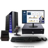 Kit Automação Pdv Tob I3 4ªg 4gb Ssd 120gb Win10 Rede S/fio Teclado Mouse Monitor 19" Gvt. Dinheiro Imp. Térmica Leitor