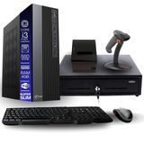 Kit Automação Pdv Tob Intel I3 4ªg 4gb Ssd 120gb Win10 Rede S/fio Teclado Mouse Gaveta Dinheiro Impressora Térmica Leito
